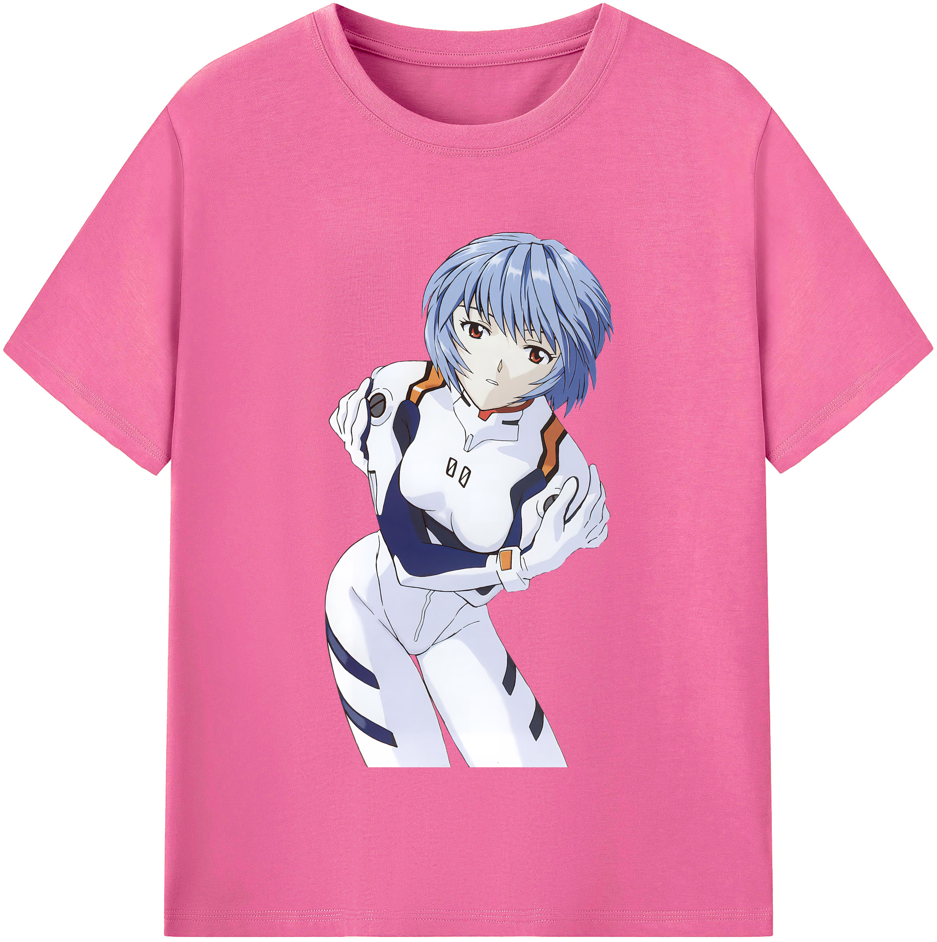 （画像用） EVA 新世紀エヴァンゲリオン レディースカジュアルプリントTシャツ（綿100％）